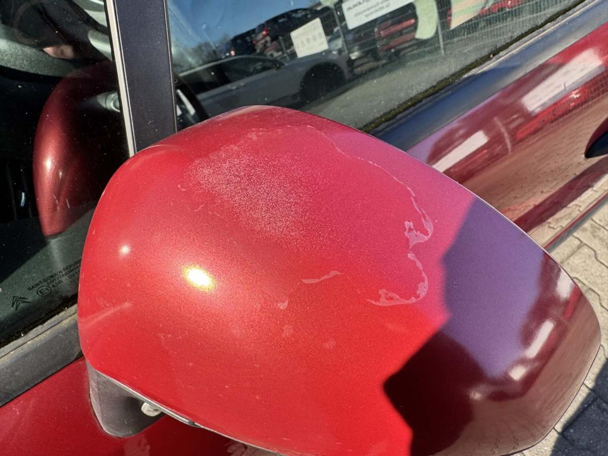 Citroen C4 original Au&szlig;enspiegel links elektrisch verstellbar EKQ Luziferrot Bj.2007